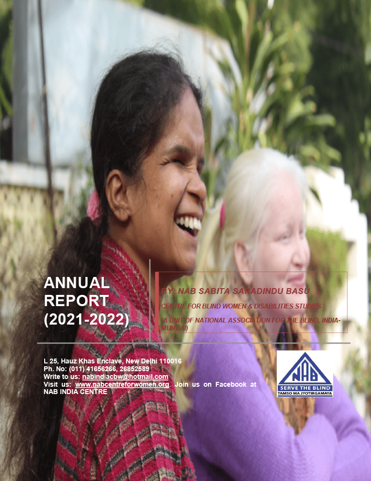 Front Page of Annual Report 2021-2022