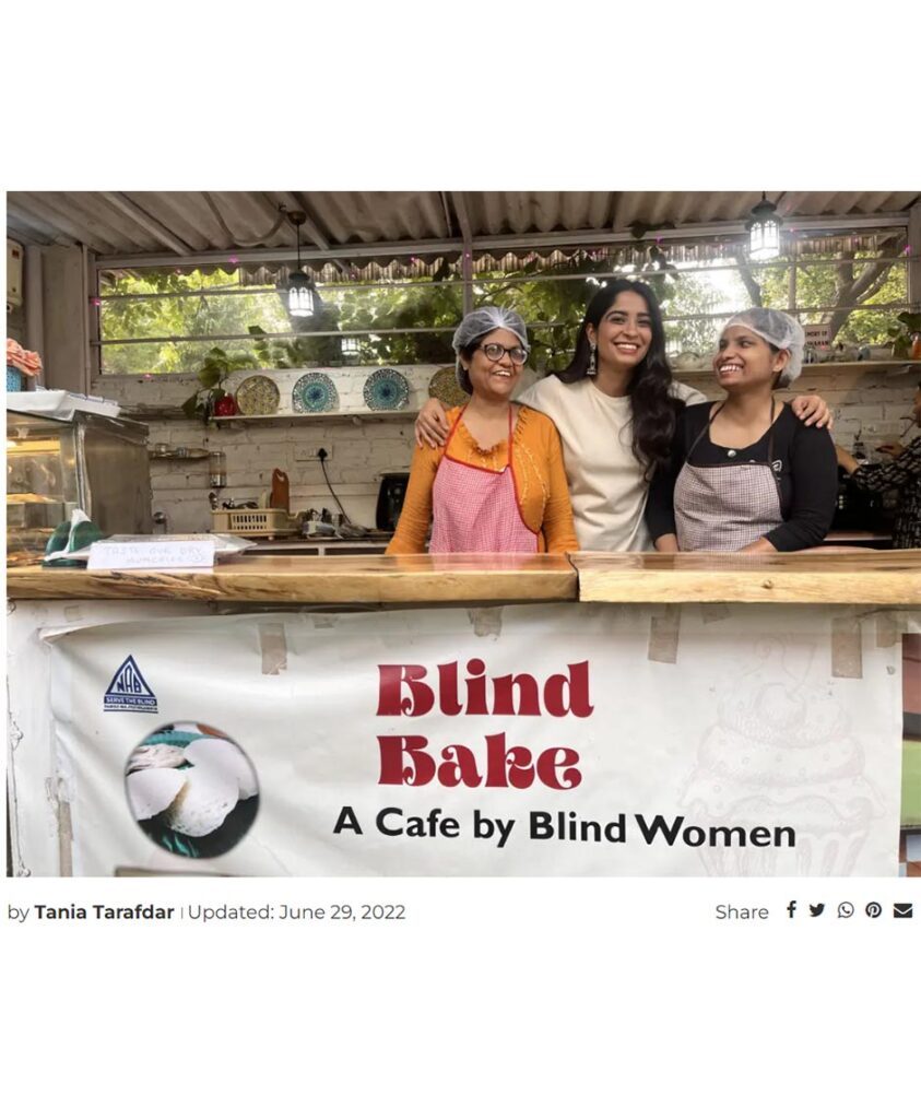Blind Bake Cafe: A cafe by blind women