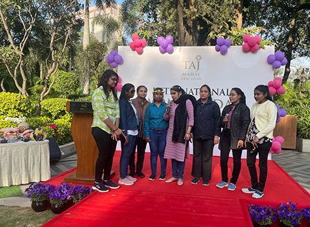 Celebrating Women’s day at Taj