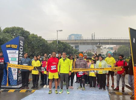 Students Participated in One marathon at DLF on 4th Feb 2024