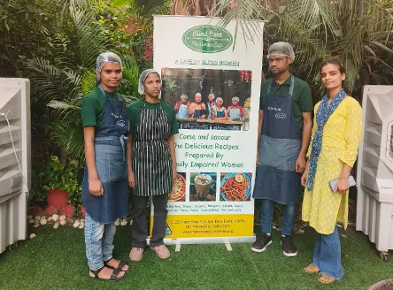 Blind Bake now open at TCS Mumbai — led by 4 blind chefs and 1 supervisor!