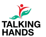 Talking hands logo